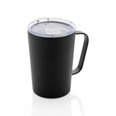 Logo trade promotional giveaway photo of: RCS Recycled stainless steel modern vacuum mug with lid
