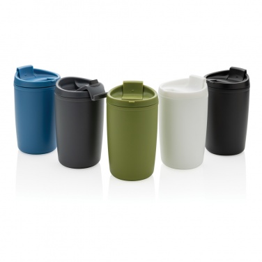 Logo trade business gifts image of: GRS Recycled PP tumbler with flip lid