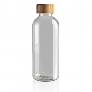 Logotrade corporate gift image of: RCS RPET bottle with bamboo lid