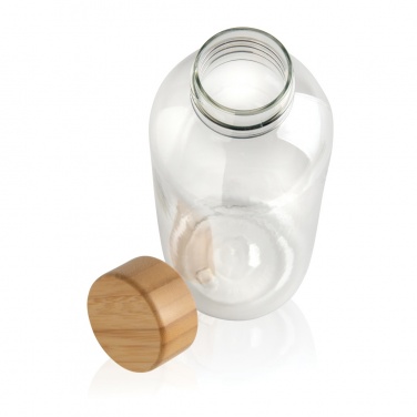 Logo trade promotional item photo of: RCS RPET bottle with bamboo lid