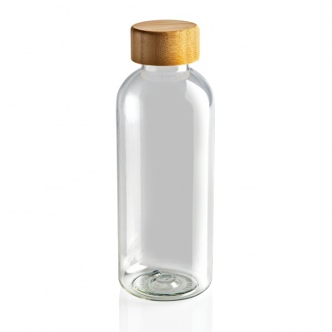 Logo trade promotional gift photo of: RCS RPET bottle with bamboo lid