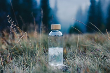 Logotrade promotional item picture of: RCS RPET bottle with bamboo lid