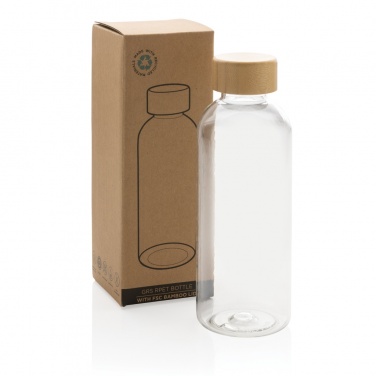Logotrade promotional item picture of: RCS RPET bottle with bamboo lid