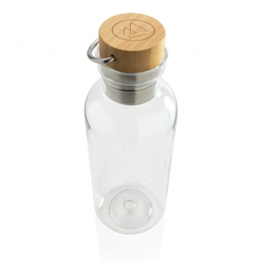 Logo trade advertising product photo of: RCS RPET bottle with bamboo lid and handle