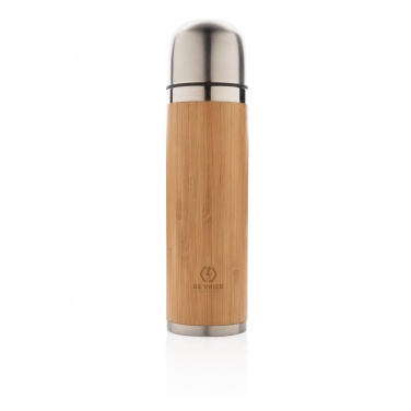 Logotrade promotional giveaway picture of: Bamboo vacuum travel flask
