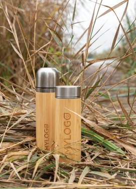 Logotrade promotional merchandise picture of: Bamboo vacuum travel flask