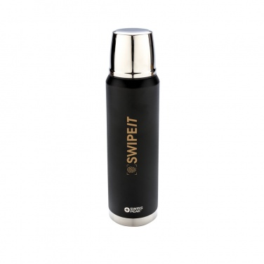 Logo trade promotional merchandise picture of: Swiss Peak Elite 1L copper vacuum flask