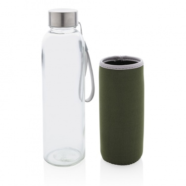 Logo trade corporate gift photo of: Glass bottle with neoprene sleeve