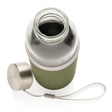 Logotrade business gift image of: Glass bottle with neoprene sleeve