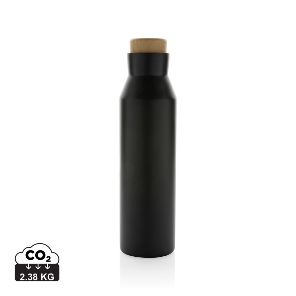 Logotrade promotional gift image of: Gaia RCS certified recycled stainless steel vacuum bottle