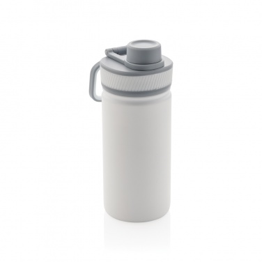 Logotrade promotional item image of: Vacuum stainless steel bottle with sports lid 550ml