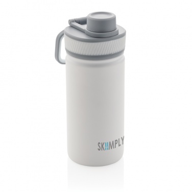 Logotrade promotional items photo of: Vacuum stainless steel bottle with sports lid 550ml