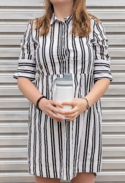 Logotrade promotional giveaways photo of: Vacuum stainless steel bottle with sports lid 550ml