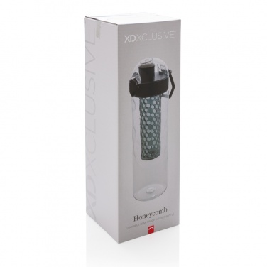 Logo trade promotional items image of: Honeycomb lockable leak proof infuser bottle