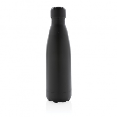 Logo trade promotional merchandise picture of: Solid colour vacuum stainless steel bottle 500 ml