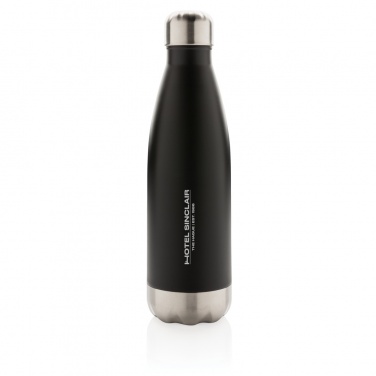 Logo trade business gifts image of: Vacuum insulated stainless steel bottle