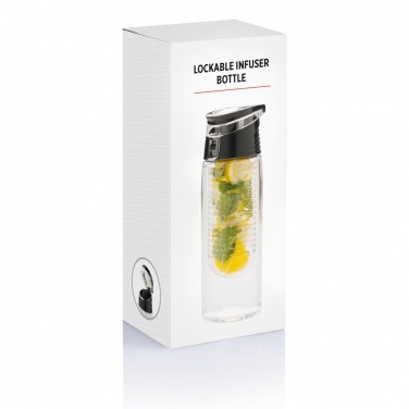 Logo trade promotional gifts image of: Lockable infuser bottle