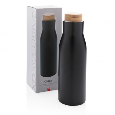 Logo trade promotional giveaways picture of: Clima leakproof vacuum bottle with steel lid