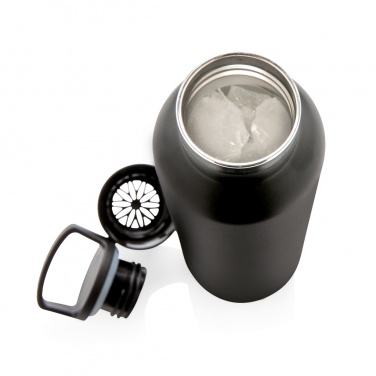 Logo trade promotional gifts image of: Vacuum insulated leak proof standard mouth bottle