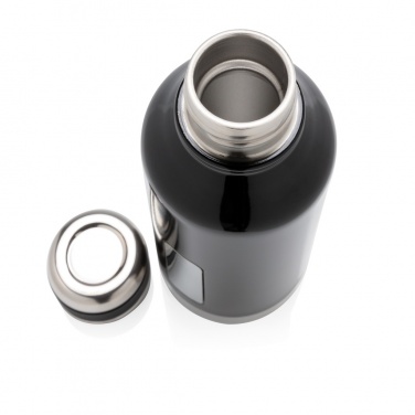 Logo trade promotional items image of: Leak proof vacuum bottle with logo plate