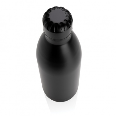Logo trade promotional gift photo of: Solid colour vacuum stainless steel bottle 1L
