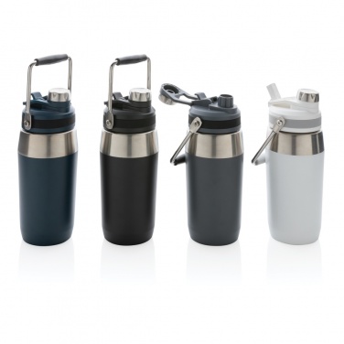 Logo trade corporate gifts picture of: Vacuum stainless steel dual function lid bottle 500ml
