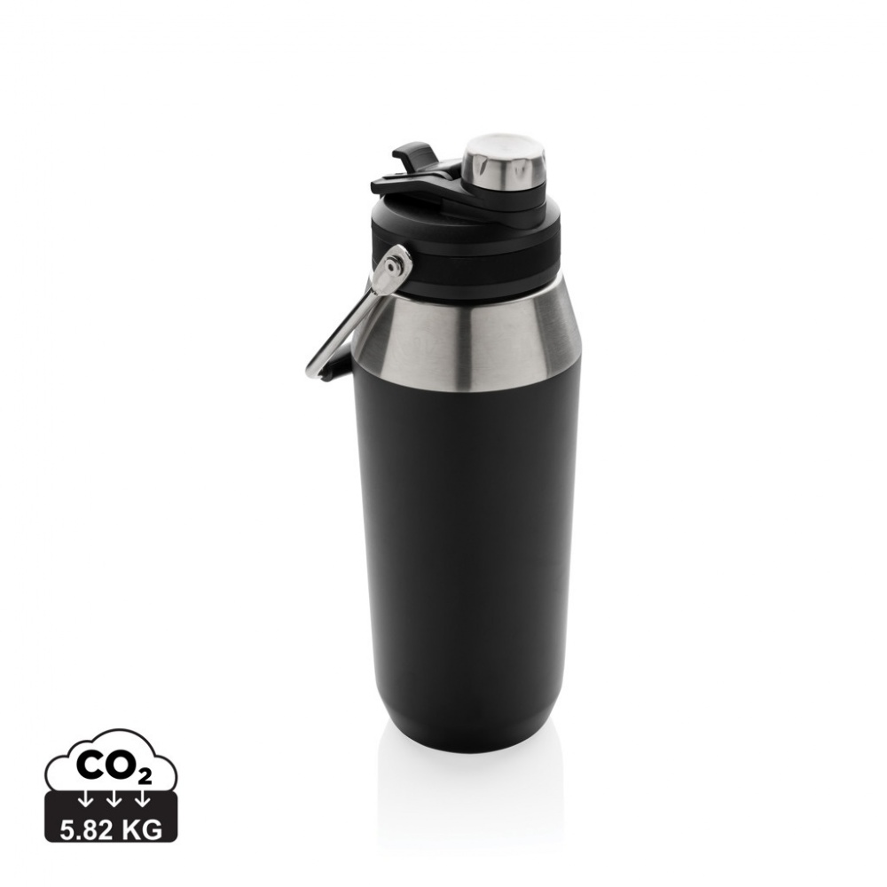 Logotrade promotional giveaways photo of: Vacuum stainless steel dual function lid bottle 1L
