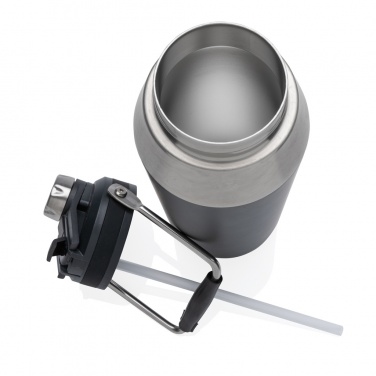 Logotrade promotional giveaway picture of: Vacuum stainless steel dual function lid bottle 1L