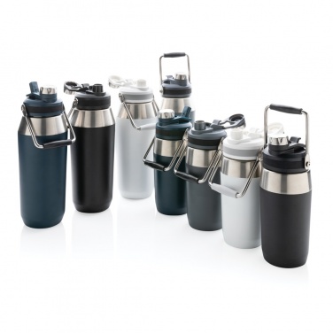 Logo trade promotional products picture of: Vacuum stainless steel dual function lid bottle 1L