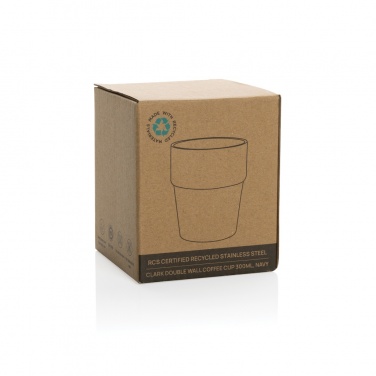 Logo trade promotional items image of: Clark RCS double wall coffee cup 300ML