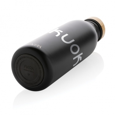 Logo trade promotional products image of: Avira Alcor RCS Re-steel single wall water bottle 600 ML