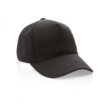 Logotrade corporate gift picture of: Impact 5panel 280gr Recycled cotton cap with AWARE™ tracer