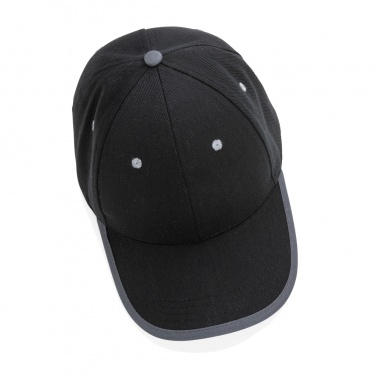 Logo trade advertising products image of: Impact AWARE™ Brushed rcotton 6 panel contrast cap 280gr
