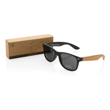 Logotrade promotional product image of: GRS recycled PC plastic sunglasses with cork