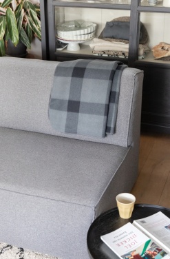 Logo trade advertising products image of: Soft plaid fleece blanket