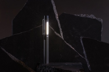 Logo trade promotional gifts picture of: Gear X RCS recycled plastic USB rechargeable pen light