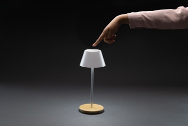 Logo trade promotional giveaways picture of: Pure Glow RCS usb-rechargeable recycled plastic table lamp