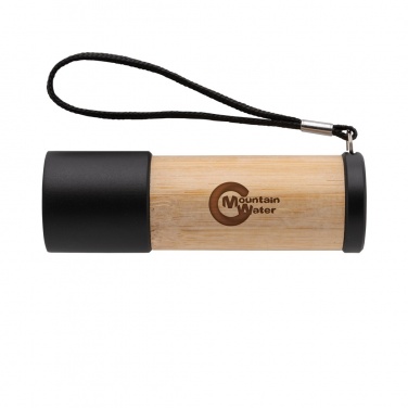 Logo trade advertising product photo of: Bamboo and RCS certfied recycled plastic torch