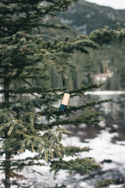 Logotrade promotional merchandise photo of: Bamboo and RCS certfied recycled plastic torch