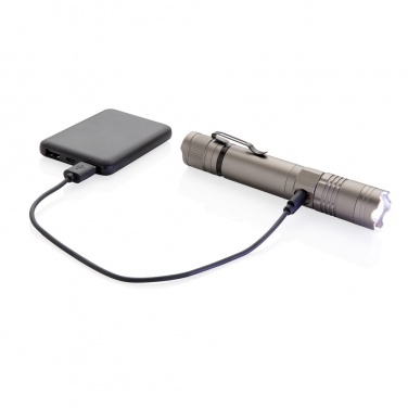Logotrade promotional items photo of: Rechargeable 3W flashlight