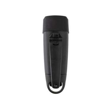 Logo trade promotional items image of: Lightwave RCS rplastic USB-rechargeable torch with crank