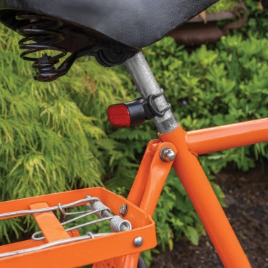 Logo trade promotional giveaways picture of: Lumino RCS recycled plastic USB re-chargeable bike light set