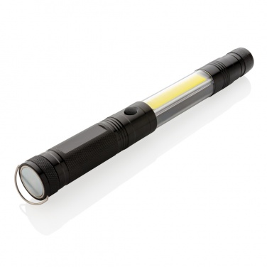 Logo trade business gifts image of: Large telescopic light with COB
