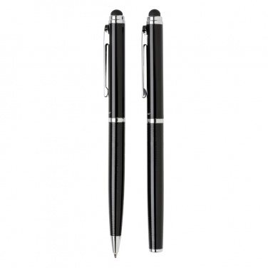 Logo trade advertising products picture of: Swiss Peak deluxe pen set