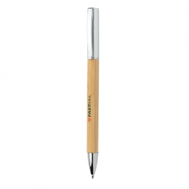 Logo trade promotional merchandise photo of: Modern bamboo pen