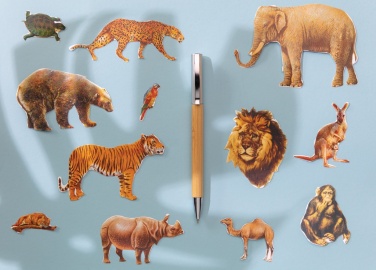 Logo trade promotional gift photo of: Modern bamboo pen