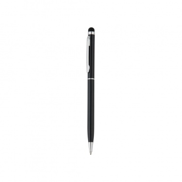 Logo trade promotional items image of: Thin metal stylus pen