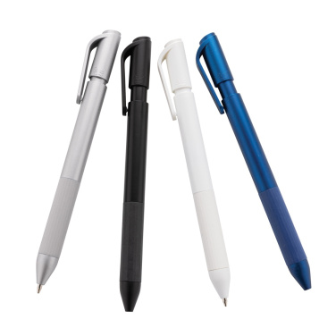 Logo trade corporate gifts image of: TwistLock GRS certified recycled ABS pen