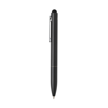 Logotrade business gift image of: Kymi RCS certified recycled aluminium pen with stylus