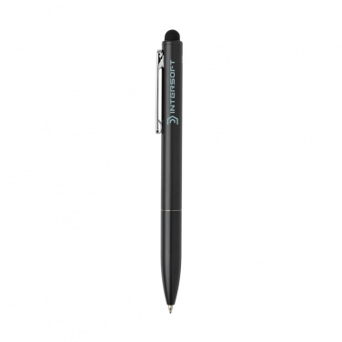 Logotrade promotional merchandise picture of: Kymi RCS certified recycled aluminium pen with stylus